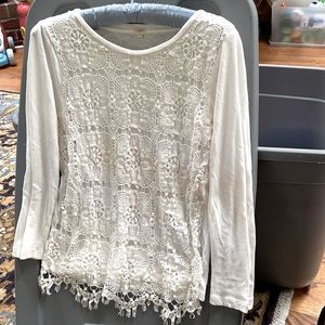 jCrew T- 3/4 length sleeve.  Size M